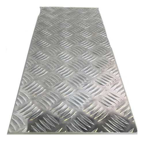 Chapa Alumínio Xadrez 1,0mt X 50cm Na Espessura De 1,2mm