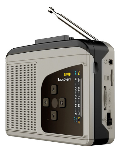 Set De Radio Am Player Cassette Jack Tape Ezcap234 Portátil