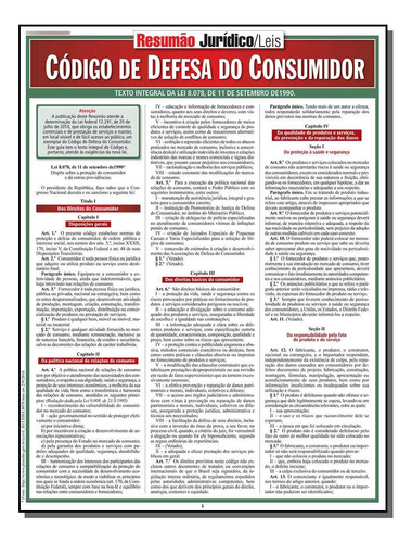 Libro Resumao Juridico Codigo De Defesa Do Consumidor De Bar