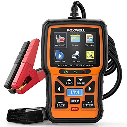 Foxwell Nt301 Plus Escáner Ob2 Para Automóvil Y Probador De 