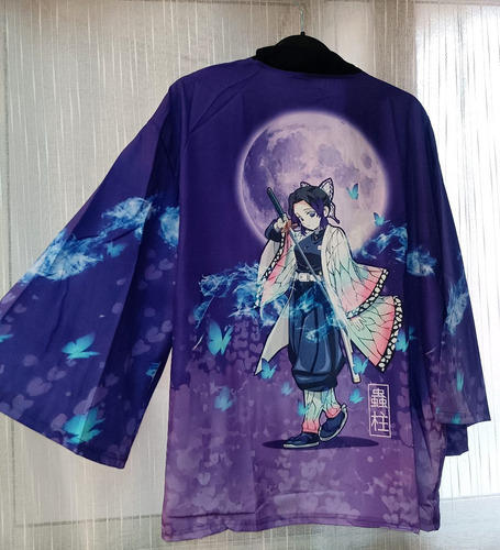 Imagen 3 de 4 de Shinobu Kocho Haori Cosplay Kimetsu No Yaiba