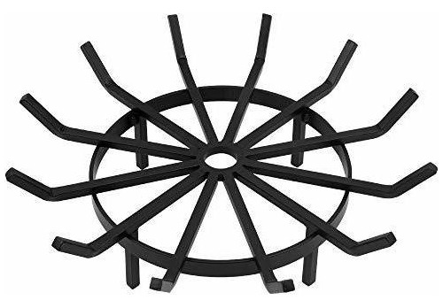 Amagabeli 24in Fire Grate Log Grate Wrought Iron Fire Pi