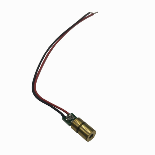 Modulo Laser 1mw 650nm Dc3v - 6.0x10.2mm Rojo 501a