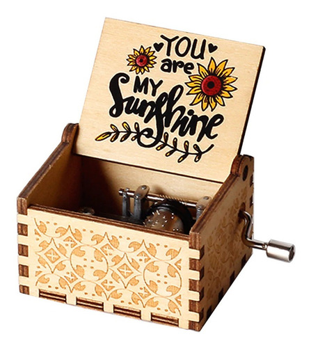 Caja Musical You Are My Sunshine Johnny Cash Regalo Amor Fan