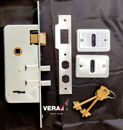 Imagen 9 de 10 de Cerradura Puerta De Frente Seguridad Doble Perno Divo 1201