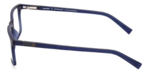 Armação De Óculos Timberland Clipon Masculino Tb1765 091 57 Cor Azul-escuro