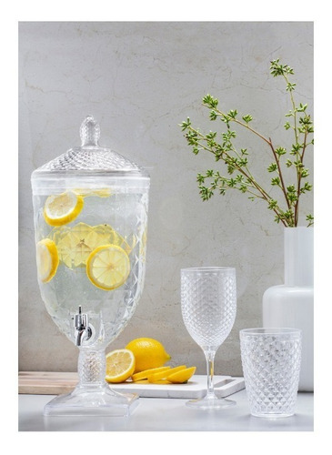Jogo De Taças Vinho E Água 480ml Luxxor Paramount 6 Peças