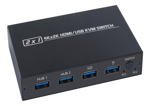 Conmutador Kvm Hdmi/usb 2 En 1 Aimos Am-kvm 201cl Soporte Hd