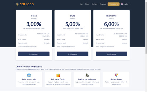 Sistema Completo Para Investimentos Php