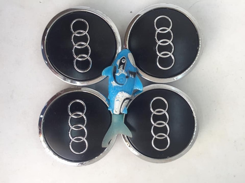 Imagen 1 de 10 de Kit 4 Tapas Rin Audi A3 A4 A5 Q7 Rs7 S5 Tt Black #8w0601170b