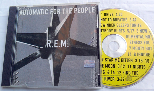 R.e.m - Automatic For The People * 1992 Cd Impecable 