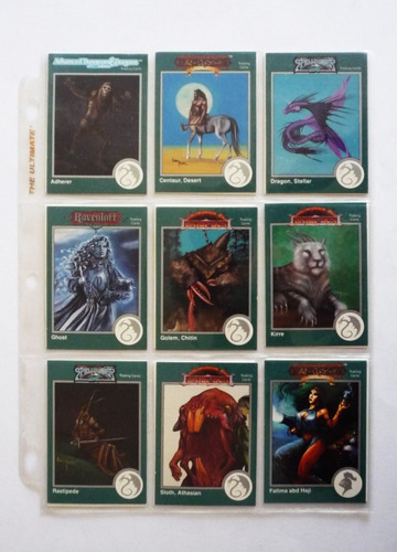 Tarjetas Coleccionables Advanced Dungeons And Dragons 1993