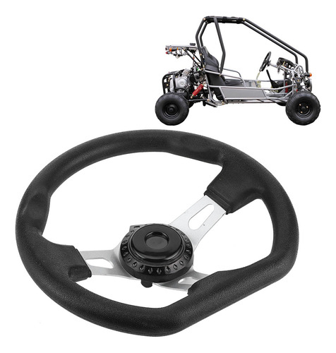 Volante Go Kart 270 Mm De Alta Qualidade Para Carrinho De Co