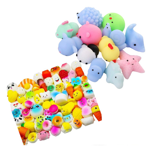  24 Squishy Llaveros Más Mochi  Souvenir Juguete Piñata