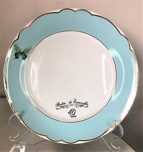 Imagem 4 de 7 de Kit Casal Refeição Bodas De Esmeralda 40 Anos De Casamento