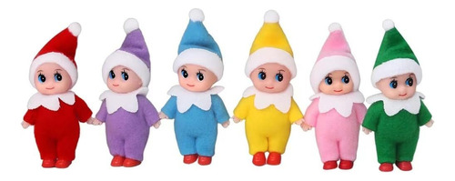 Muñeca De Peluche Suave De 11 Cm For Decoración De Navidad