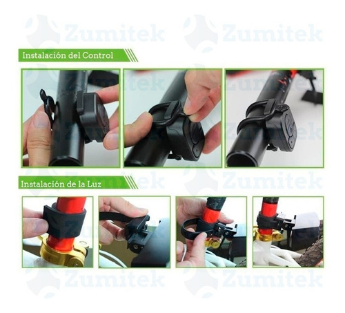 Luz Stop Trasero Bicicleta X5 Direccionales + Control