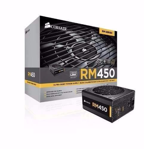 Fonte Real Corsair 450w Rm 80 Plus Ouro