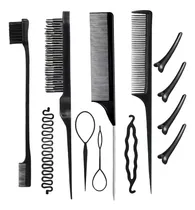 Comprar Kit Peines Y Cepillos Peinado Pinza Cabello Peluquería 12pzs
