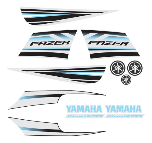 Adesivo Protetor Kit Yamaha Fazer 250 2013 Á 2015 Mod 6