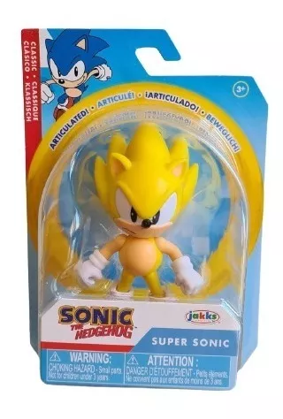 Mini Figura - Colecionavel - Sonic The Hedgehog - Super Sonic