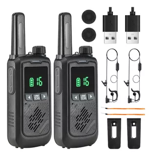 Walkie Talkie Radios Comunicación Recargable 5km 2pcs