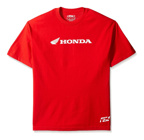 Factory Effex 15- Honda Horizontal Camiseta (rojo, M)