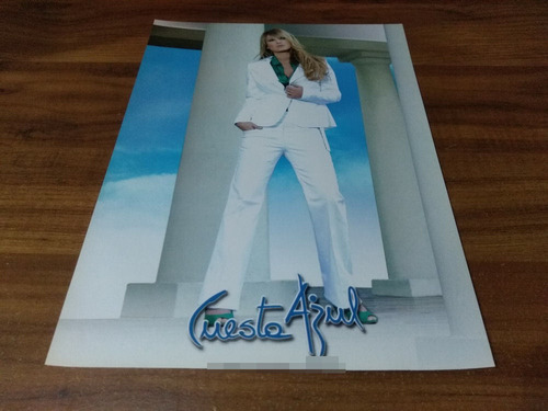 (pi137) Publicidad Jesica Cirio * Cuesta Azul (Usado)
