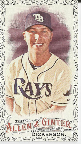 2016 Topps Allen & Ginter Black Border Mini Corey Dickerson