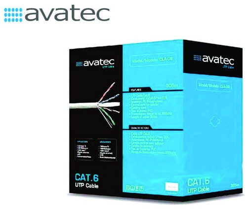 Cable Utp Avatec Categoria 5e (cla-u5e) 305mts - Precio A1