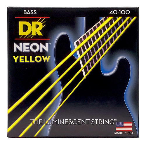 Cuerdas Bajo Dr Hi-def Neon (nyb-40)