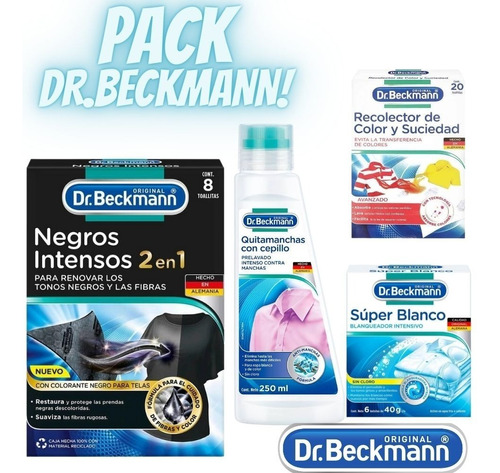 Renovador De Tonos Negros + Pack De Limpieza - Dr. Beckmann