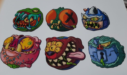 Madballs Pack De Imanes  Serie 2