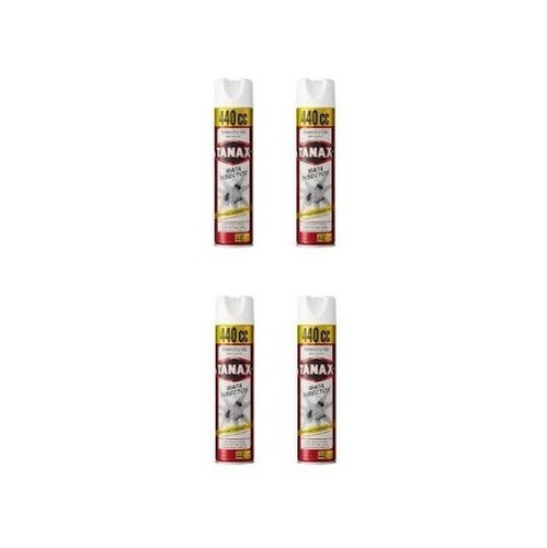 4x Tanax Aerosol Mata Insectos Lata 440cc Envio A Chile