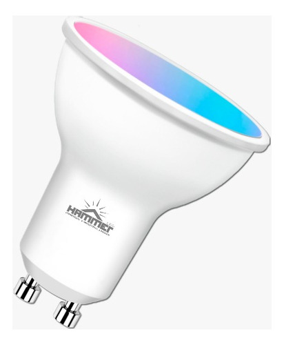 Reflector Led Tipo Dicroico Rgb 5w Smart Hammer Wifi 6 Pzs