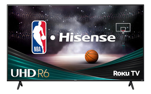 Hisense Pantalla 50r6e5 50 Pulgadas 4k Uhd Hdr Roku Smart Tv