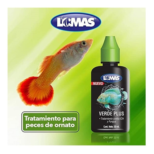 Verde Plus/verde De Malaquita 30 Ml (lomas) Para Acuario