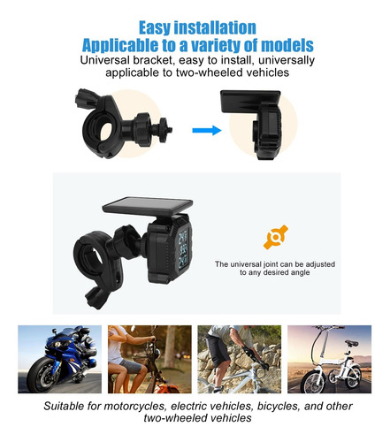 Tpms Recargable, Sistema De Monitor De Presión De