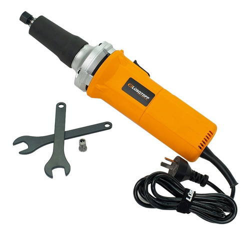 Amoladora recta Lüsqtoff ARL710-8 de 50 Hz color naranja 710 W 220 V + accesorios