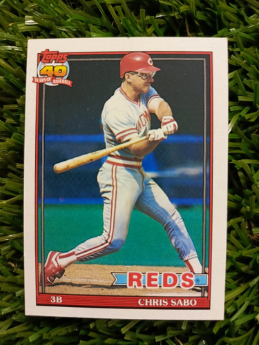 1991 Topps Chris Sabo #45