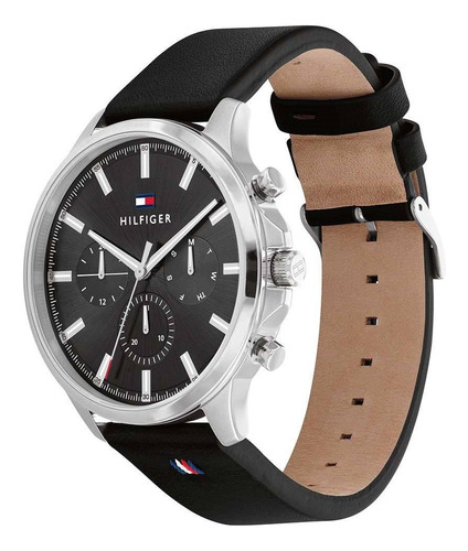 Imagen 2 de 4 de Reloj Tommy Hilfiger Para Hombre De Cuero 1710495