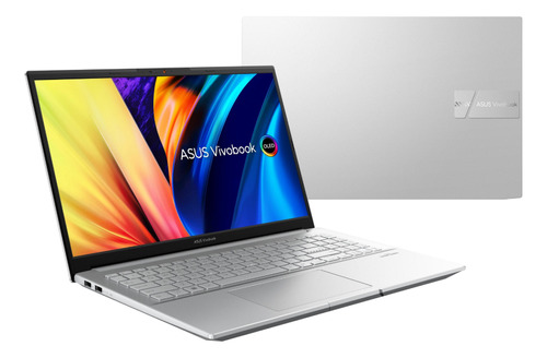 Notebook Asus VivoBook Pro 15 OLED cool silver 15.6", AMD Ryzen 7 5800H  16GB de RAM 1TB SSD, AMD Radeon RX Vega 8 60 Hz 1920x1080px Windows 11 Home
