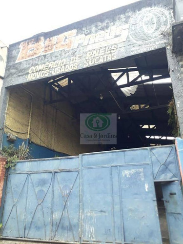 Imagem 2 de 20 de Galpão Para Alugar Por R$ 8.000,00/mês - Macuco - Santos/sp - Ga0044