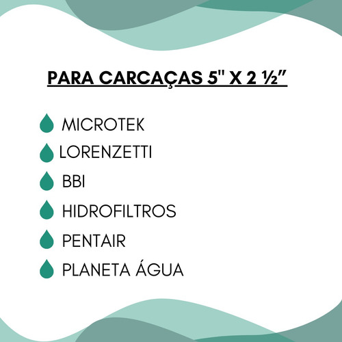 Kit 4 Refil Filtro 5 Carbon Block Carvão Ativado