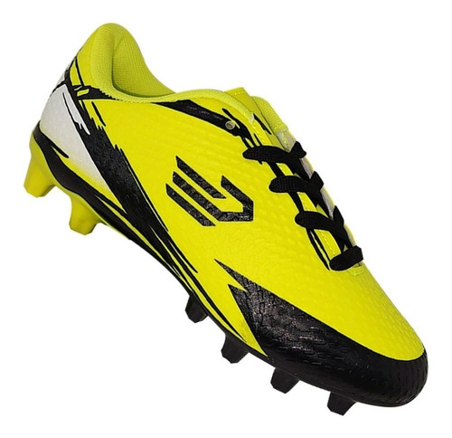 Zapatos Futbol Juvenil Full Grass Goleadores Amarillo 3196