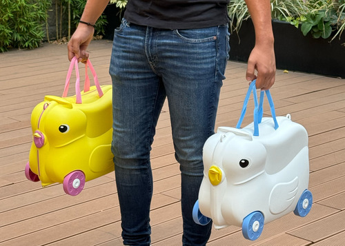 Maleta Viaje Montable Equipaje Infantil Con Ruedas Pollito