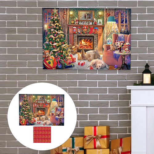 Rompecabezas Navideño, Juego De Rompecabezas Estilo C