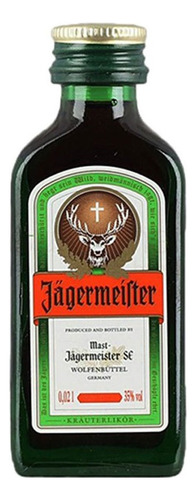 Licor Fino Alemão Jagermeister Mini 20ml Original Miniatura
