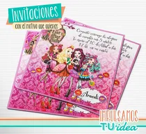 Comprar Monster Ever After High - Tarjetita Para Imprimir