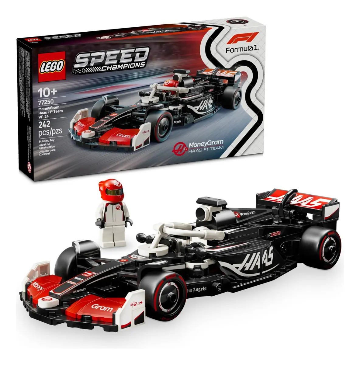 Lego Speed Champions 77250 Haas F1 Team de 242 Peças